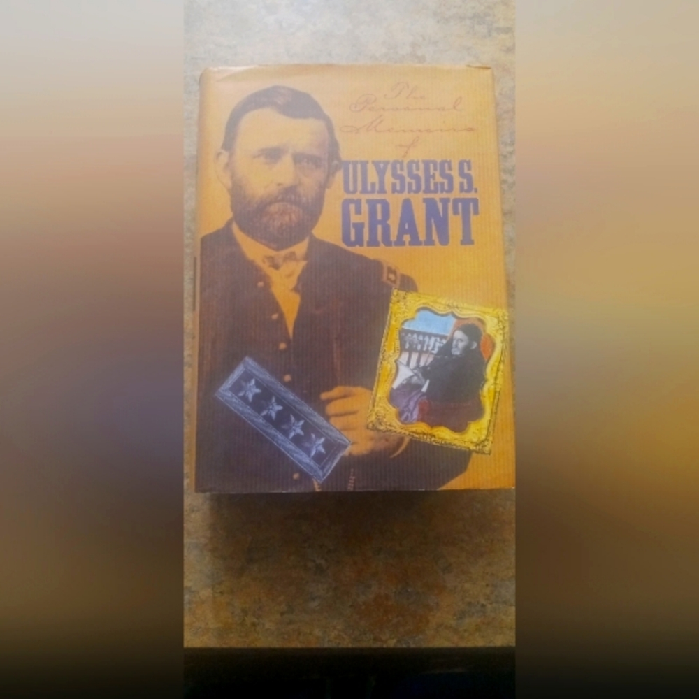 Ulysses S. Grant Hardcover Book - Yellow/Brown Cover